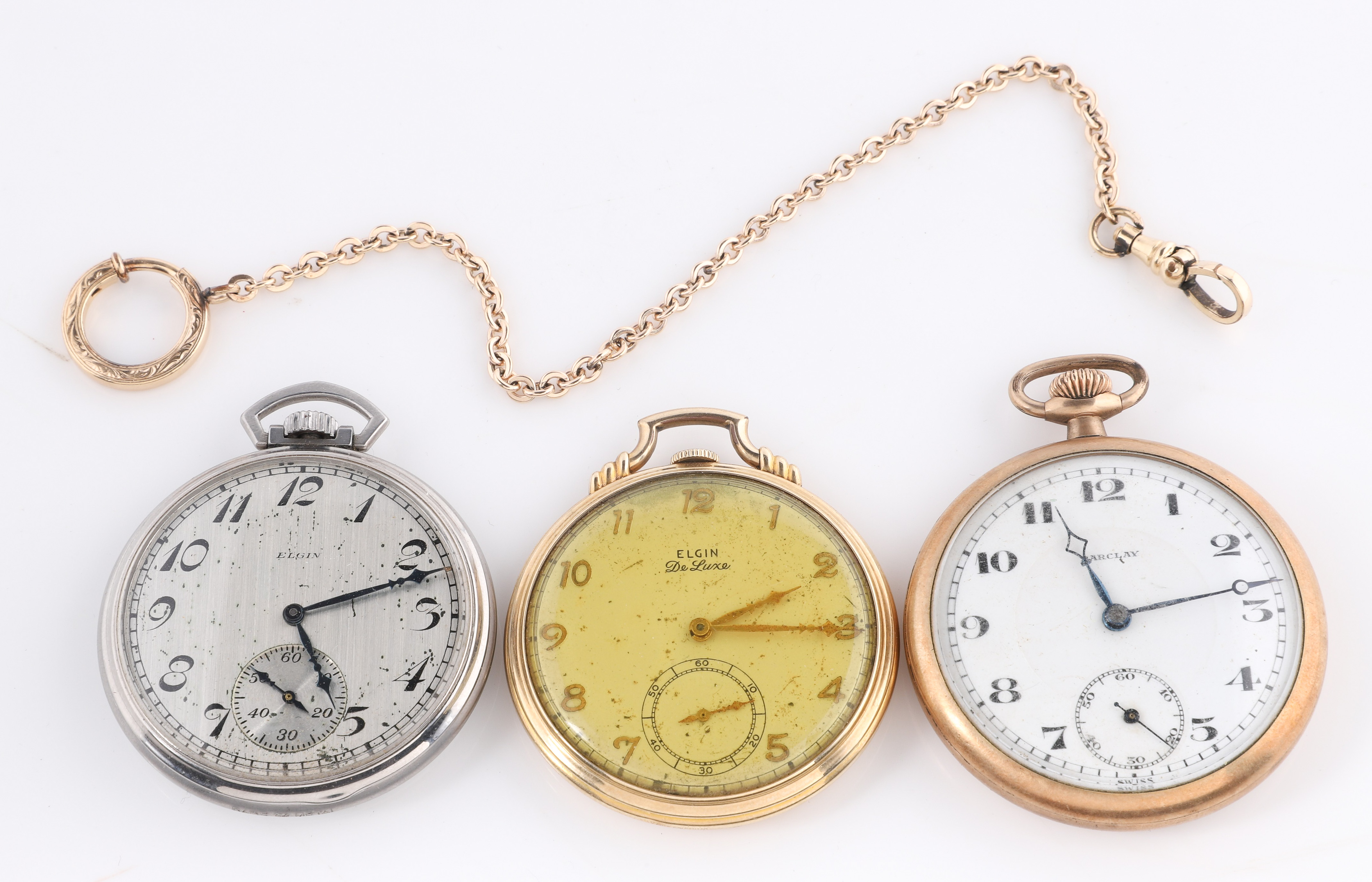 (3) OF pocketwatches to include