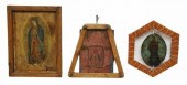 (3) OIL ON TIN RETABLOS, MEXIC