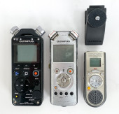 (3) OLYMPUS DIGITAL RECORDERS<