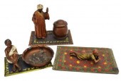 (3) ORIENTALIST COLD PAINTED D