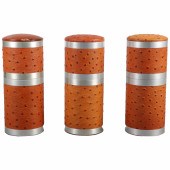 (3) Ostrich humidors by Atoll,