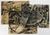 3 OTTO PLAUG MODERNIST WWII LA