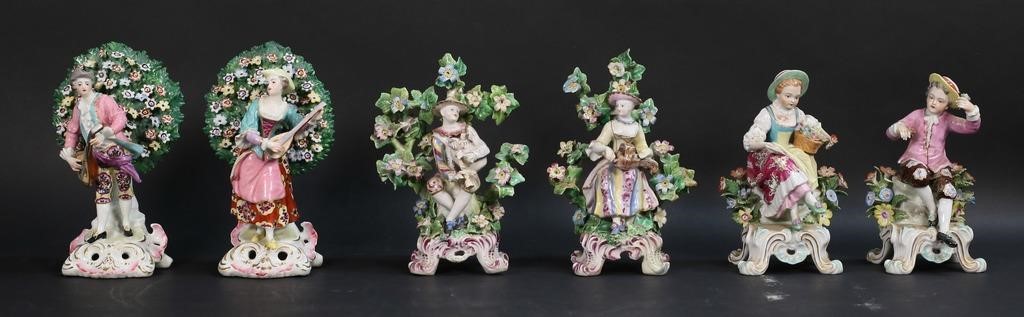 3 PAIR BOW / CHELSEA PORCELAIN