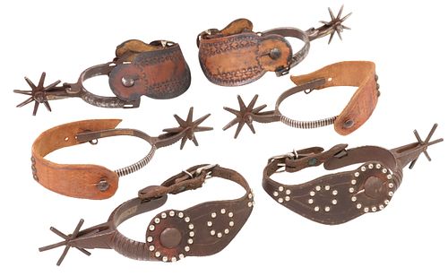 (3 PAIR) COWBOY SPURS, MEXICO(1)