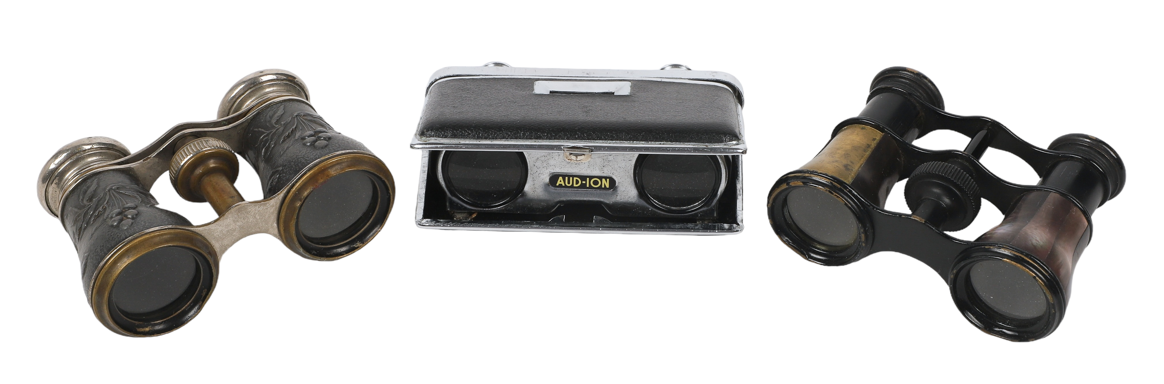 (3) Pair opera glasses, c/o