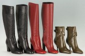 3 PAIRS BOTTEGA VENETA BOOTSTh