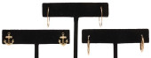(3 PAIRS) ESTATE 14KT &AMP; 10
