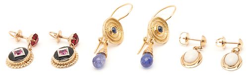 3 PAIRS LADIES' DANGLE