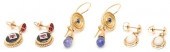 3 PAIRS LADIES' DANGLE EARRING