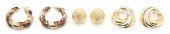 3 PAIRS LADIES EARRINGS, INCL.