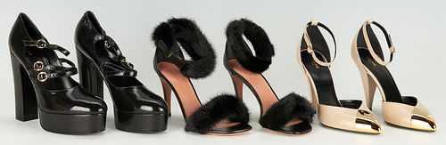 3 PAIRS OF CELINE PUMPS, INCL. MARY