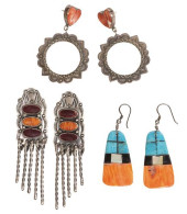 (3 PAIRS) SOUTHWEST SILVER &AM