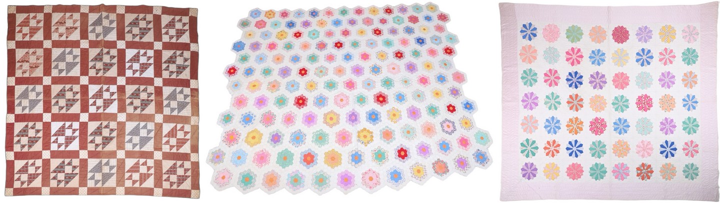 (3) Patchwork quilts to include