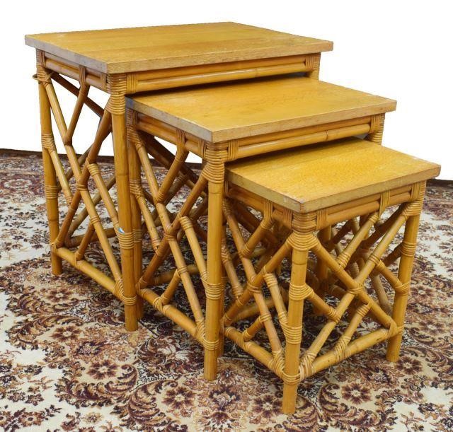 (3) PAUL FRANKL STYLE BAMBOO