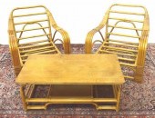 (3) PAUL FRANKL STYLE BAMBOO A