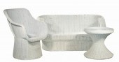 (3 PC) 1970'S SUNROOM WHITE WI