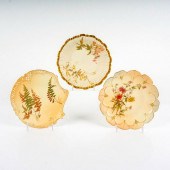 3 PC ANTIQUE ROYAL WORCESTER P