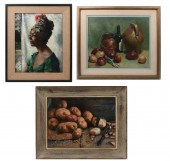 3 PC. ART LOT: 1) Island Girl