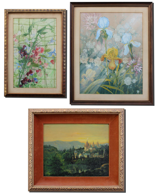 3 PC ART LOT BY P.M. CRU?: 1)