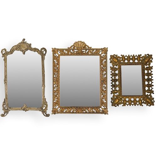 (3 PC) ART NOUVEAU MIXED METAL