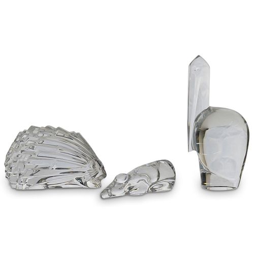 (3 PC) BACCARAT CRYSTAL