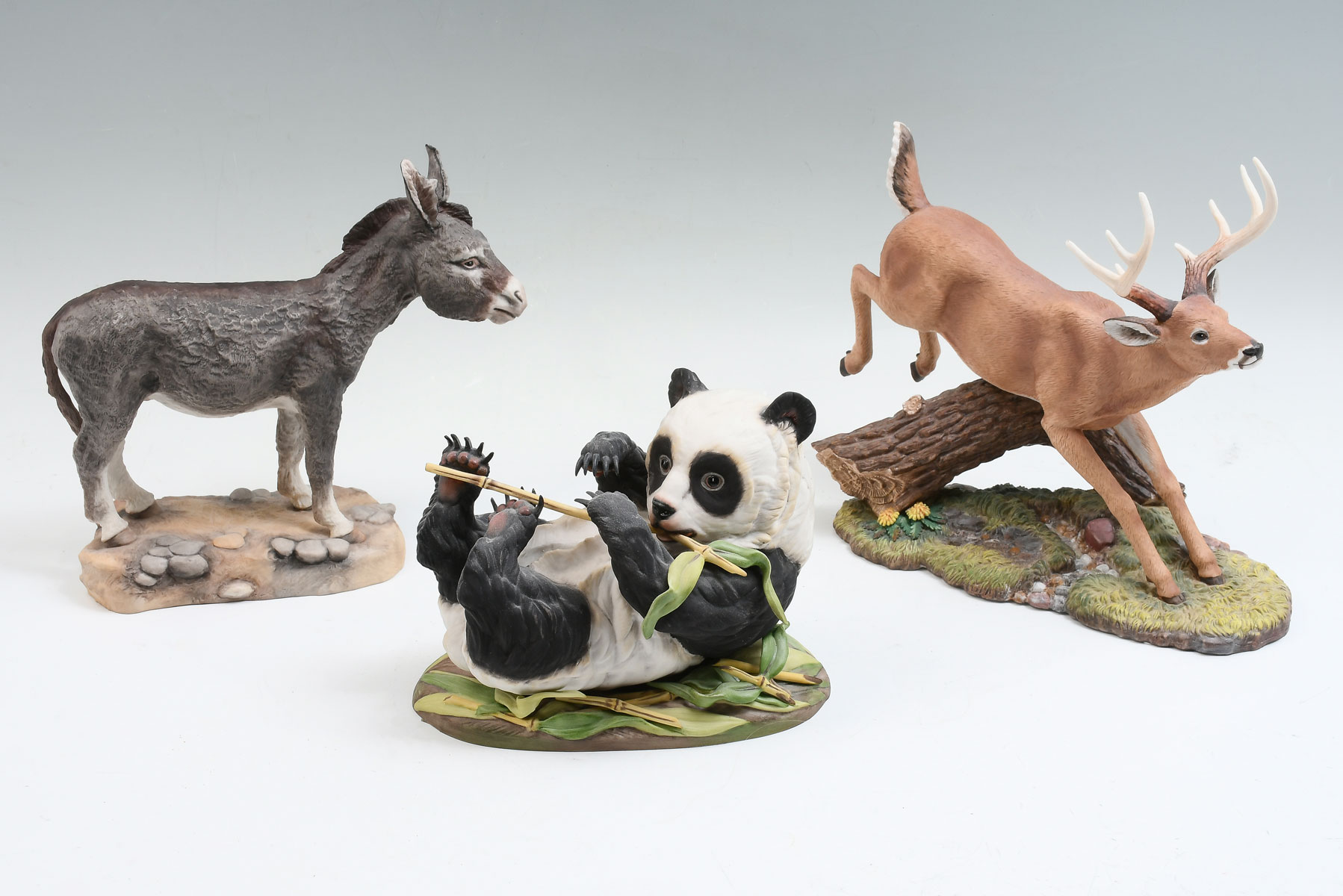 3 PC. BOENM PORCELAIN ANIMAL