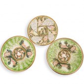 (3 PC) CAPODIMONTE PORCELAIN C