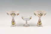 3 PC. CARL THIEME DRESDEN PORC