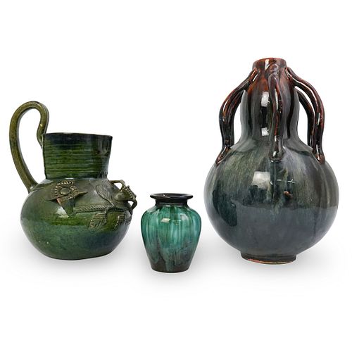 (3 PC) CERAMIC VESSEL