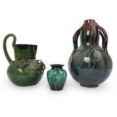 (3 PC) CERAMIC VESSEL GROUPING