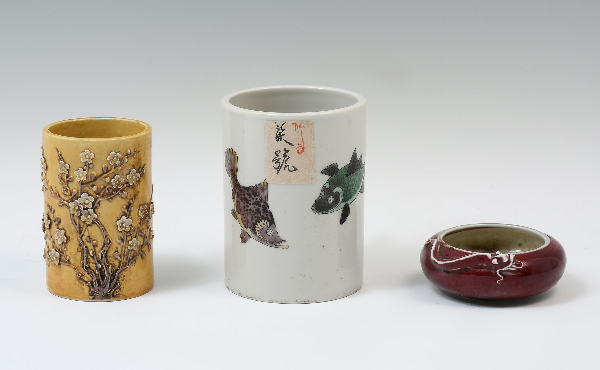 3 PC. CHINESE PORCELAIN BRUSH