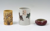 3 PC. CHINESE PORCELAIN BRUSH