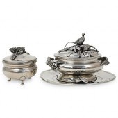 (3 PC) CIPOLLA PEWTER TABLEWAR