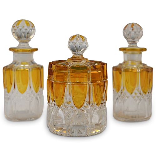 (3 PC) CRYSTAL VANITY DRESSER