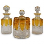 (3 PC) CRYSTAL VANITY DRESSER