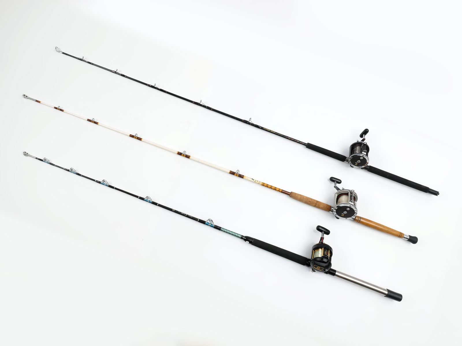 3 PC. DAIWA FISHING REELS & RODS: