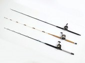 3 PC. DAIWA FISHING REELS & RO