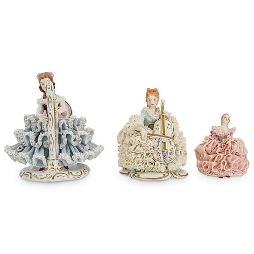 (3 PC) DRESDEN PORCELAIN