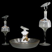 (3 PC) ELENA SIGNED ART GLASSD