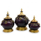 (3 PC) EXOTIC JEWELED INDIAN C