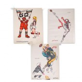 (3 PC) FERDIE PACHECO SIGNED A