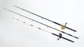 3 PC. FISHING REELS & RODS COL