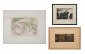 3 PC. FLORIDA PRINT LOT: 1) Bu