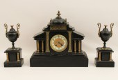 3 PC FRENCH BRONZE MOUNTED ONY