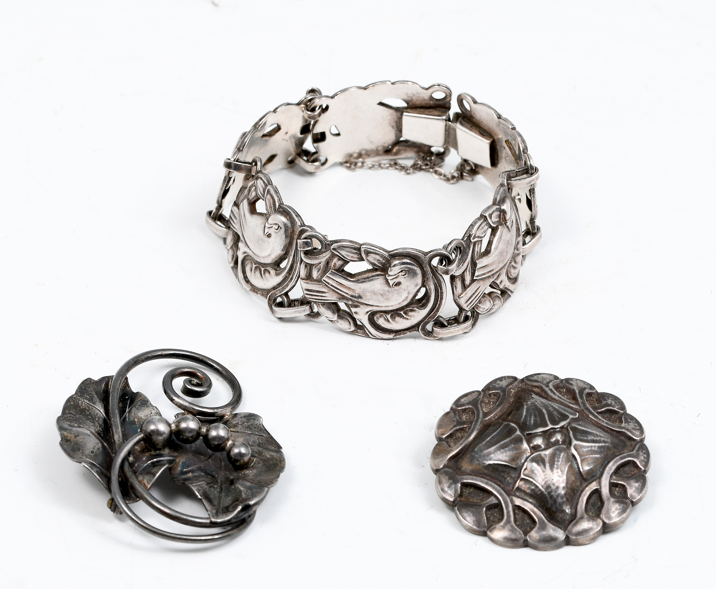3 PC GEORG JENSEN & GENUINE