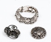 3 PC GEORG JENSEN & GENUINE NO