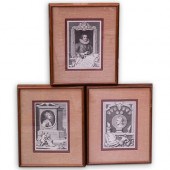 (3 PC) GEORGE VERTUE (BRITISH,