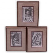 (3 PC) GEORGE VERTUE (BRITISH,