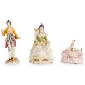 (3 PC) GERMAN DRESDEN LACE POR