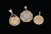 3 PC. GOLD & PLATINUM COIN PEN